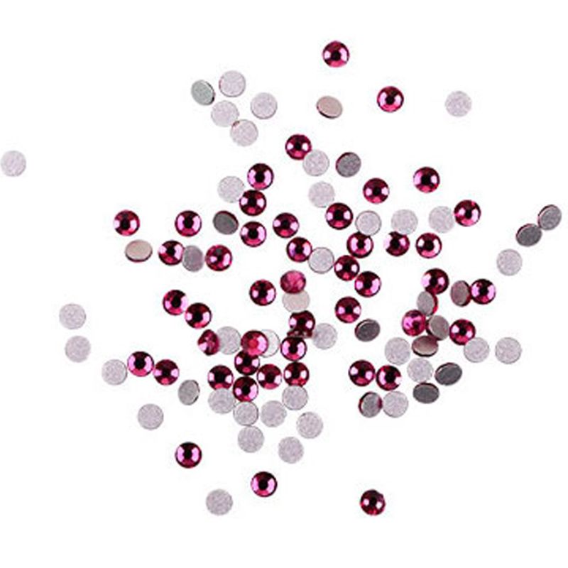 Komilfo стразы (100 шт. в упаковке), Fuchsia, размер 4
