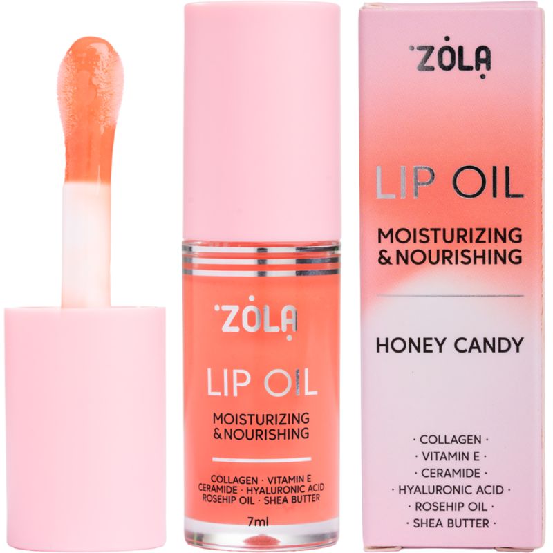 ZOLA Масло для губ Honey Candy, 7 мл