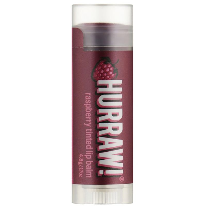 Hurraw! Бальзам для губ Raspberry Tinted Lip Balm, 4,8 г