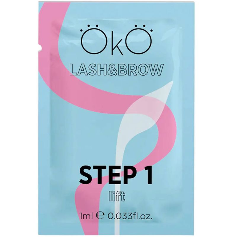 OkO 1 step Саше для ламинирования ресниц, 1 шт