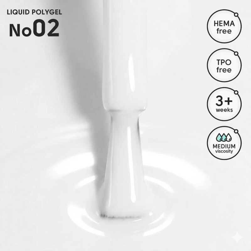 Shelly Жидкий полигель Liquid PolyGel 02, 12 мл