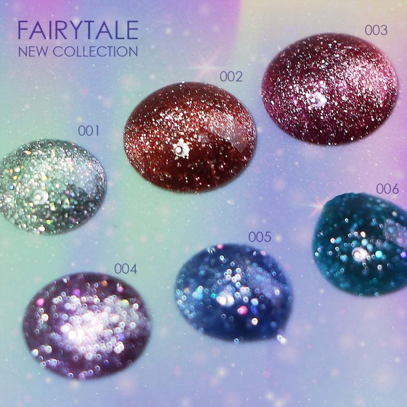 Gel polish Komilfo Fairytale Cat Eye 003 (tea rose, magnetic, reflective), 8 ml