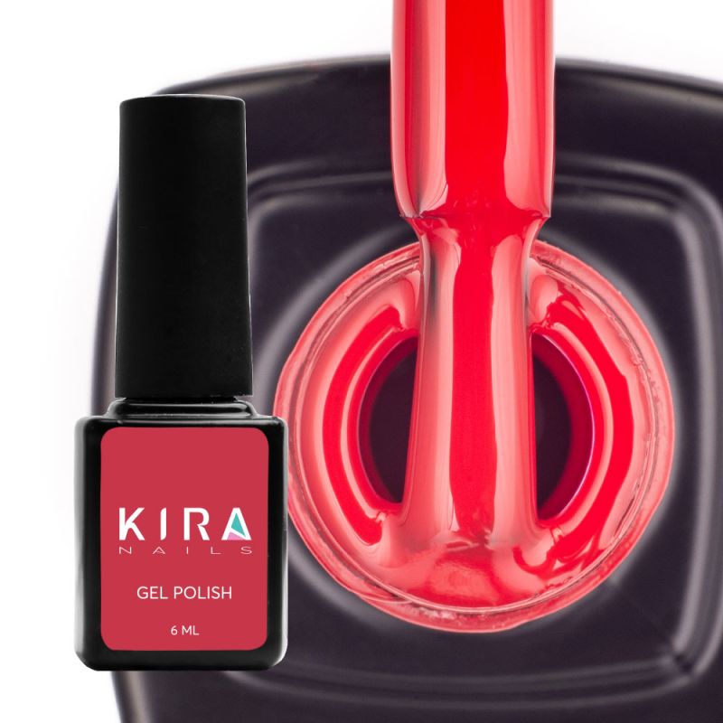 Гель-лак Kira Nails №038 (червоний, емаль), 6 мл