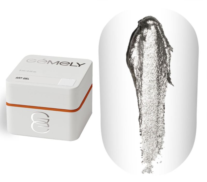 GÉMELY ex GA&MA Гель-рельеф Relief Gel Silver, 5 г