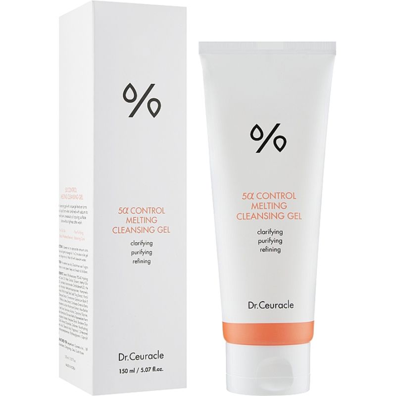 УЦІНКА до 08.2026 Dr.Ceuracle 5α Control Melting Clea Себорегулюючий гідрофільний гель для вмивання "5-альфа контроль", 150 мл