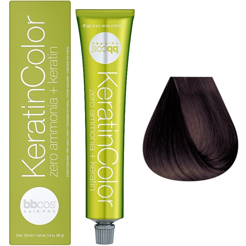 Bbcos Keratin Color Cream-farba for hair 6/00 blond dark intensive, 100 ml