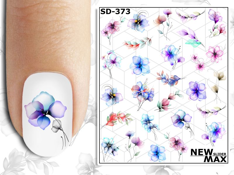NewMax Slider Design SD-373 (watercolor flowers)