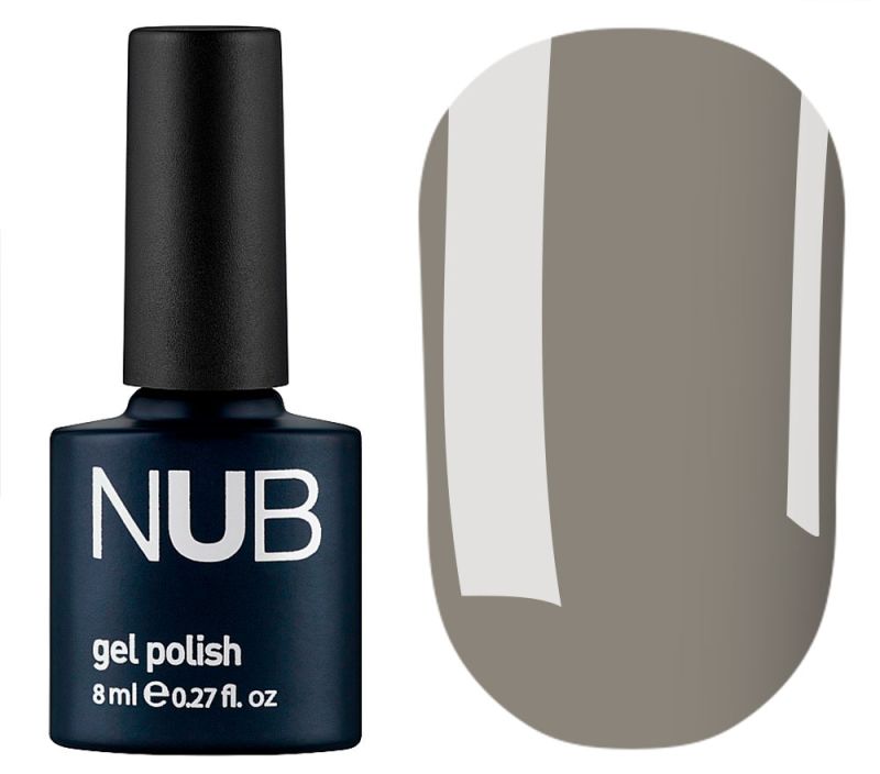 NUB 127 Liquid Beton gel varnish (gray-green, enamel), 8 ml
