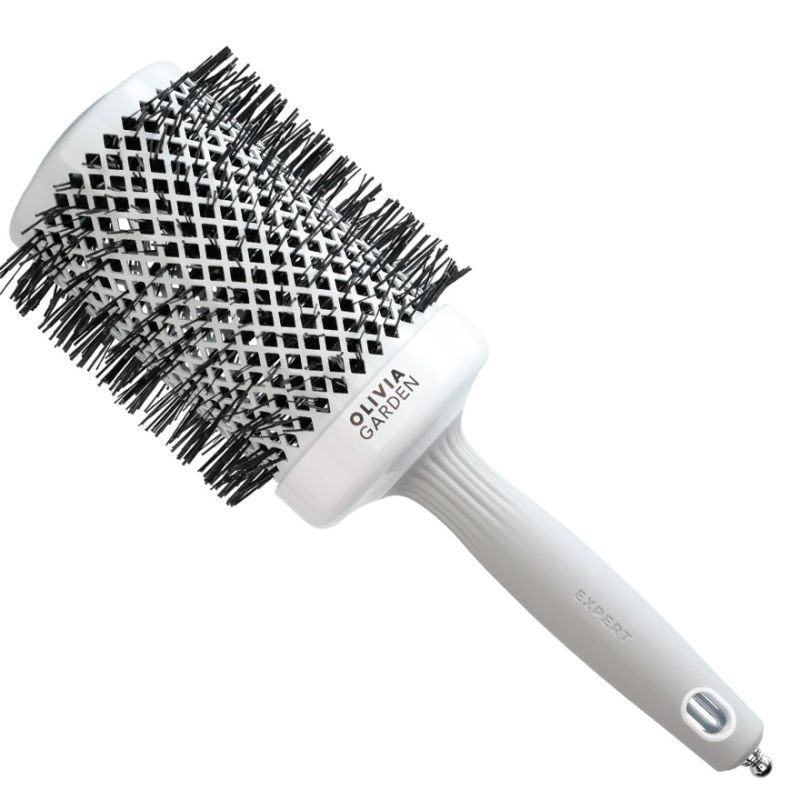 Olivia Garden Brushing thermo EXPERT BLOWOUT Shine White 65 mm artificial bristles