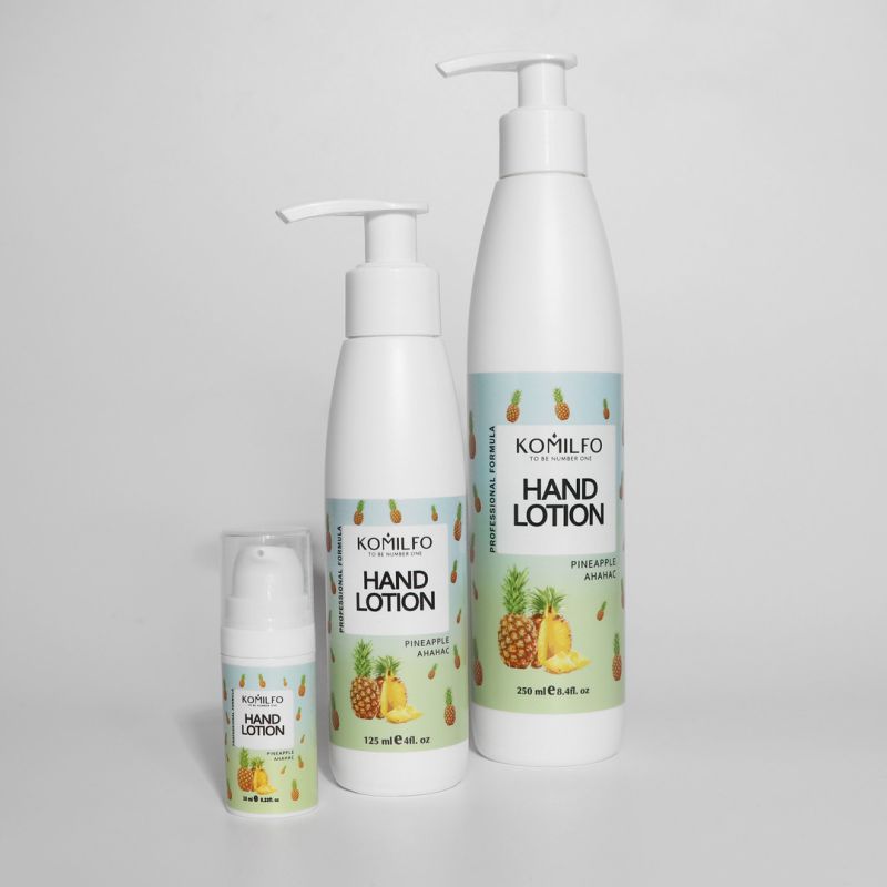 Komilfo Hand Lotion "Pineapple" - pineapple hand lotion, 250 ml