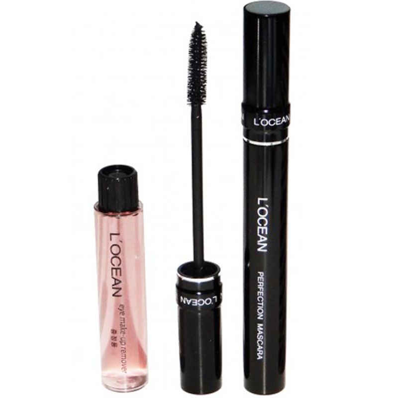 Locean Термотушь ультра черная Perfection Mascara со смывкой, 8 г