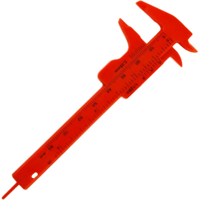 Eyebrow caliper, orange