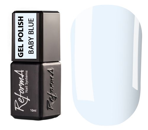 ReformA Gel Polish, Baby Blue (light blue, enamel), 10 ml