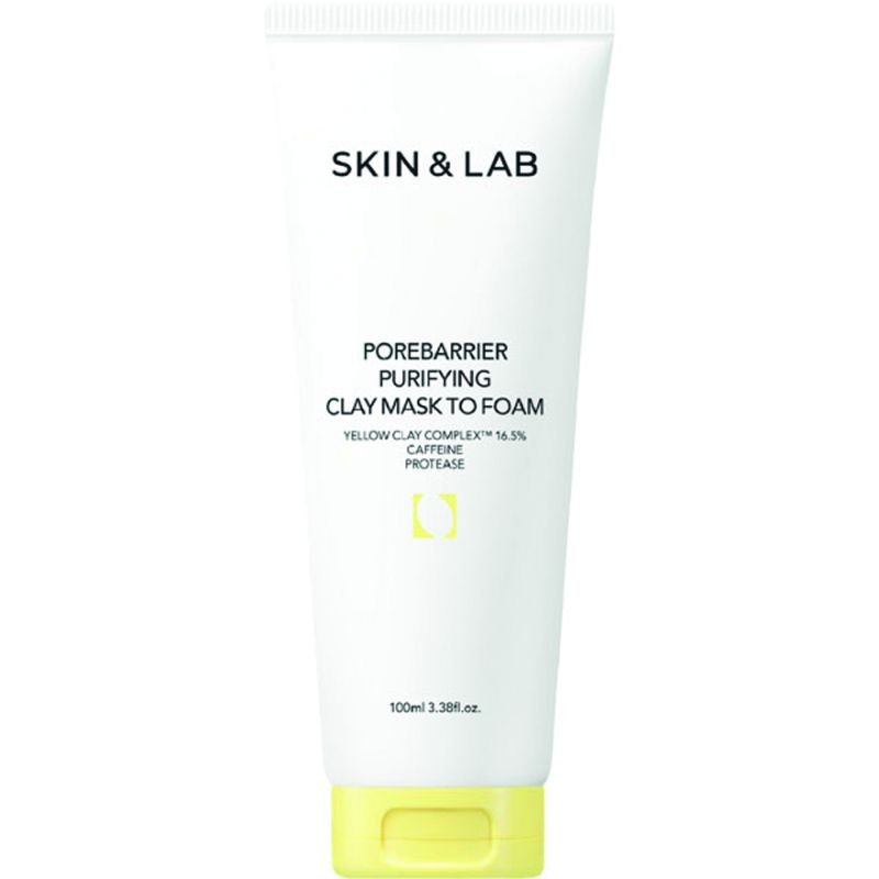 УЦЕНКА до 09.2026 SKIN&LAB Маска-пенка для умывания Porebarrier Purifiying Clay Mask To Foam, 100 мл