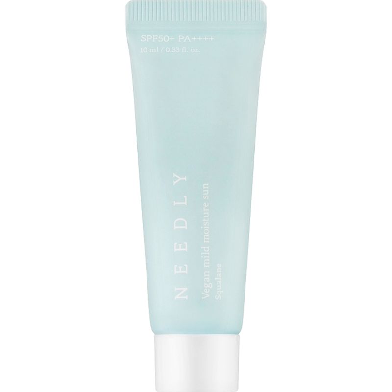 NEEDLY Крем солнцезащитный, увлажняющий с растительным скваланом Vegan Mild Moisture Sun SPF 50+ PA++++, 10 мл