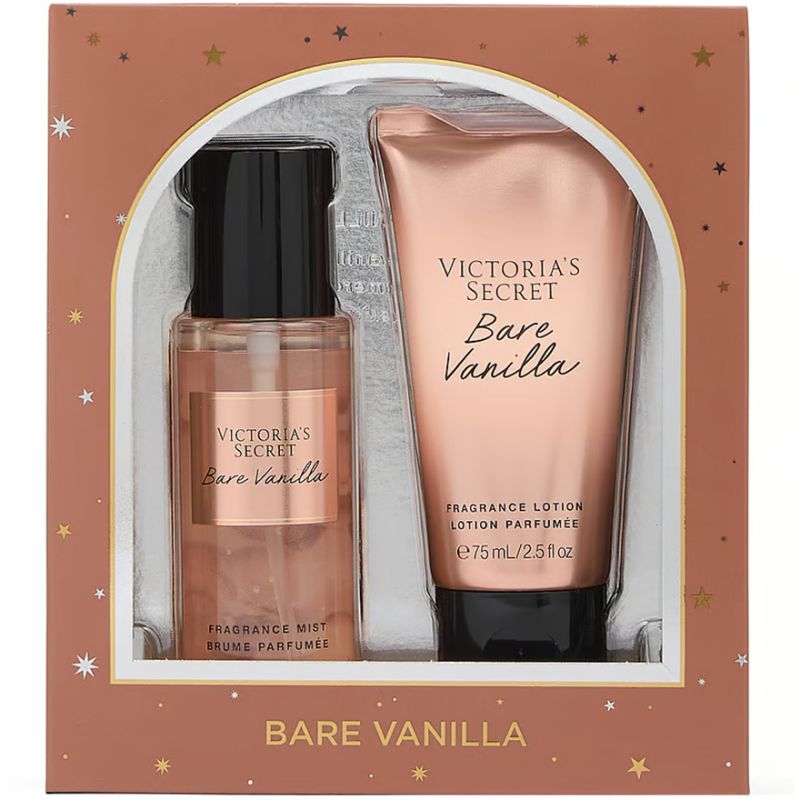 Victoria’s Secret Подарочный набор Bare Vanilla (Мист 75 мл+Лосьон 75 мл)
