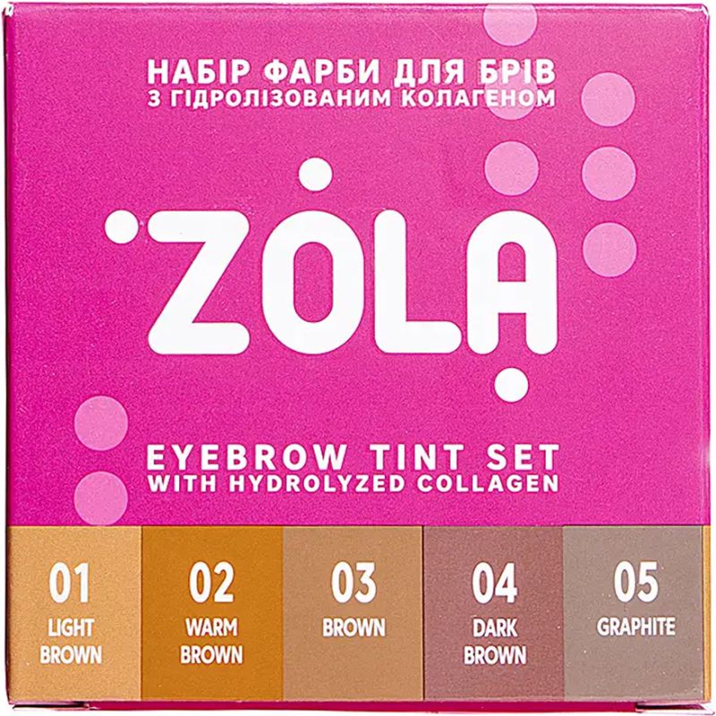 ZOLA New Innovative Colouring System Набор красок с окислителем в саше