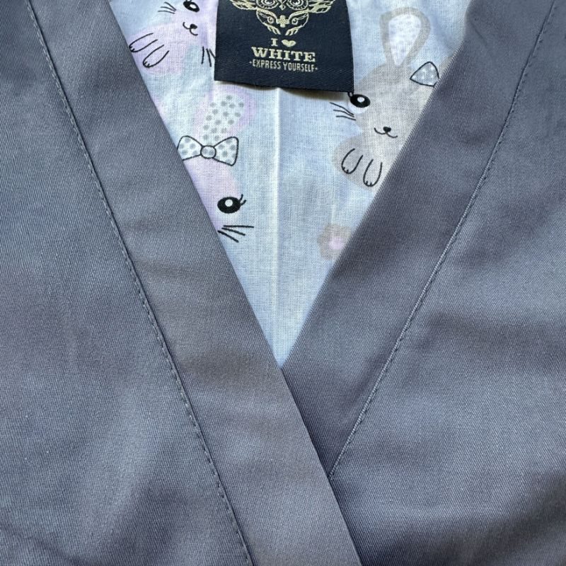 Suit for master manicurist 1981, light wet asphalt, size 46