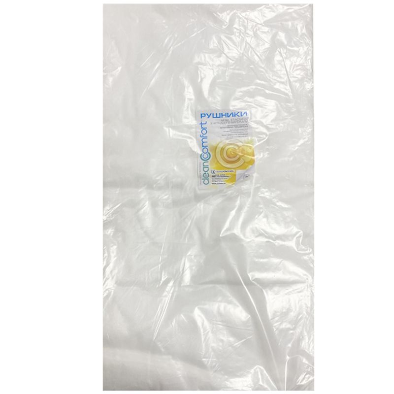 Clean Comfort Полотенца из спанлейса, 40х70 см, гладкие (100 шт/уп)
