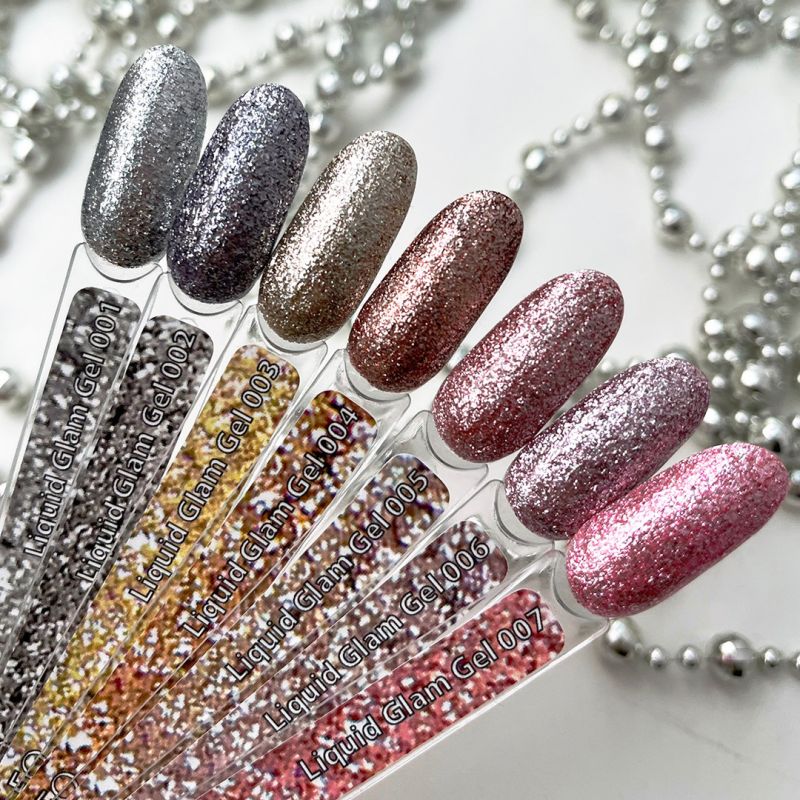 Komilfo Liquid Glam Gel LGG005 (розовый), 8 мл