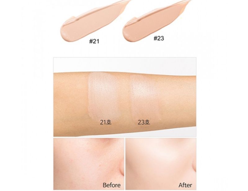 MISSHA Magic Cushion Cover Lasting (SPF50+ PA+++) Тональная основа-кушон, №21 (светлый беж), 15 г
