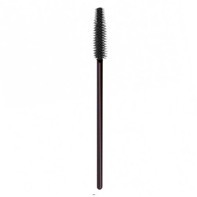 Silicone hair brush, black on black base, 1 pc.