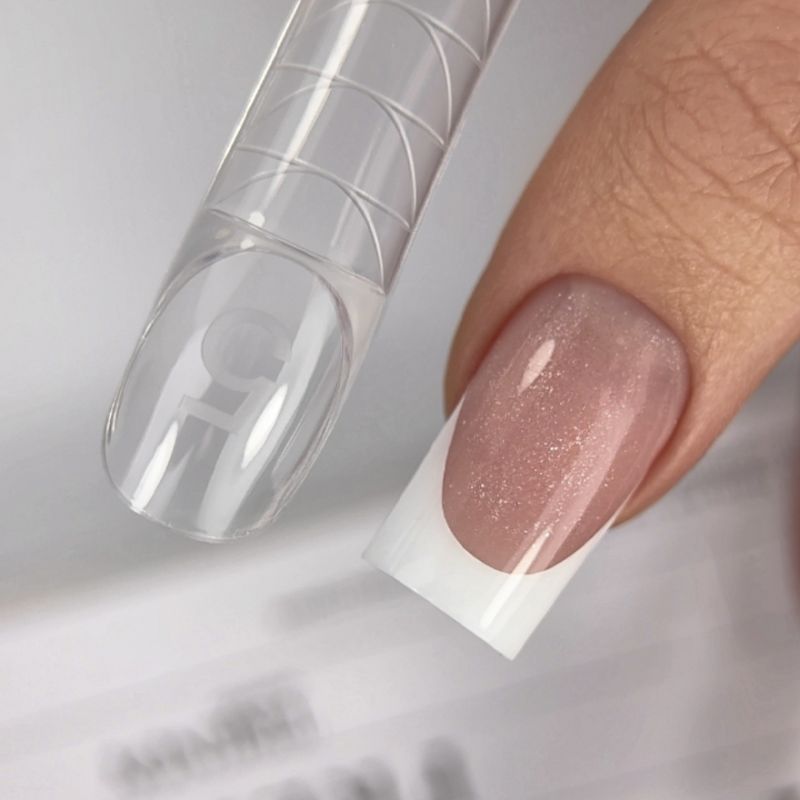 Trendy Nails Багаторазові Верхні форми Upper Plastic Form FRENCH, 150 шт