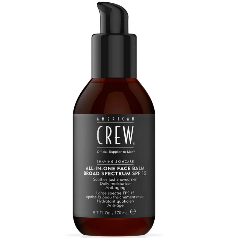 American Crew Бальзам увлажняющий после бритья All-In-One Face Balm SPF15, 170 мл