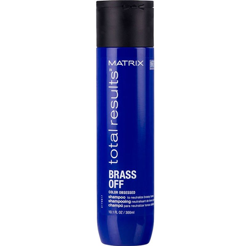 Matrix Total Results Brass Off Shampoo - shampoo to neutralize yellowness (cold blond), 300 ml