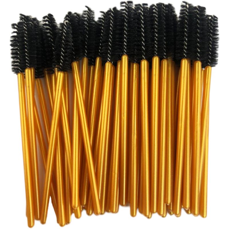 nylon - 50 pcs - black on a gold base