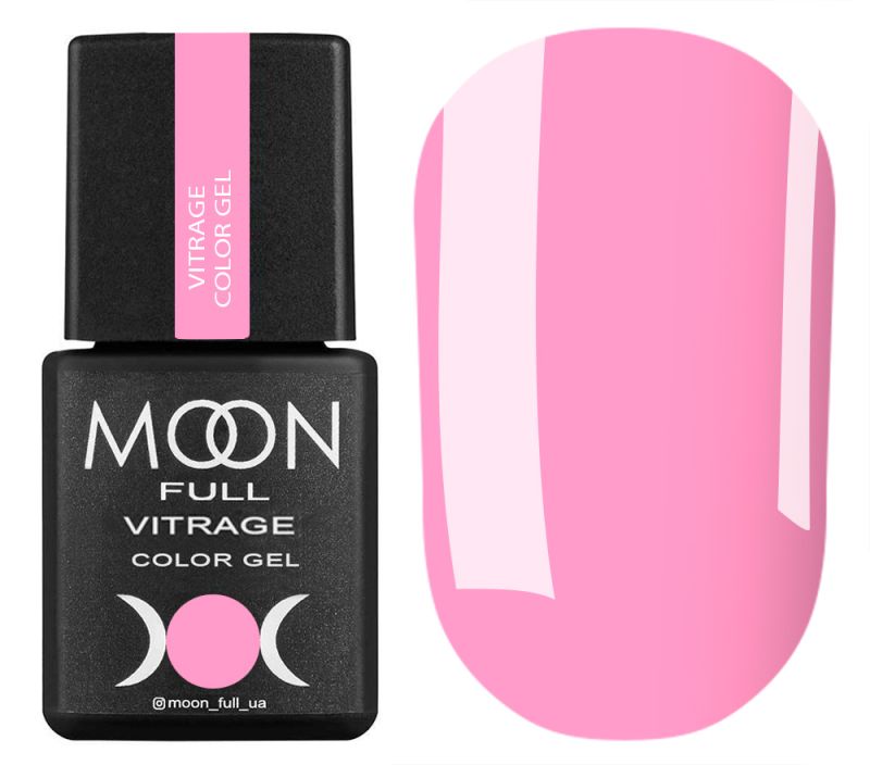 MOON FULL Gel nail polish Vitrage Collor Gel No. 01, 8 ml