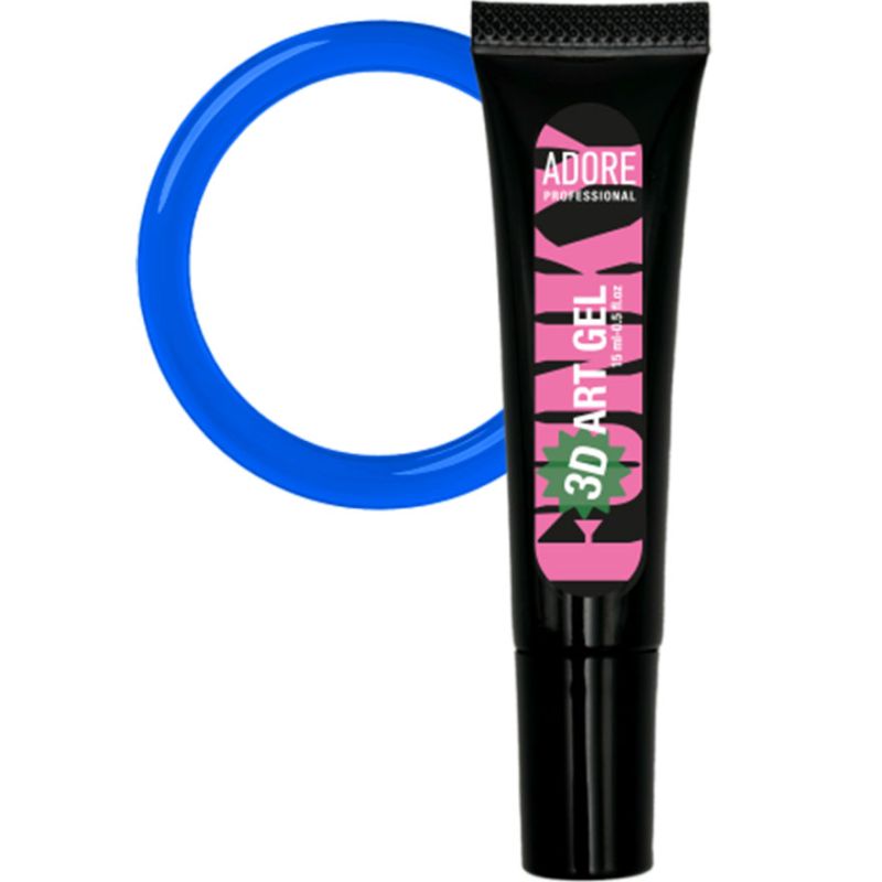 ADORE Professional Gel in a tube for three-dimensional designs 3D Funky Art Gel No. 01, 15 ml