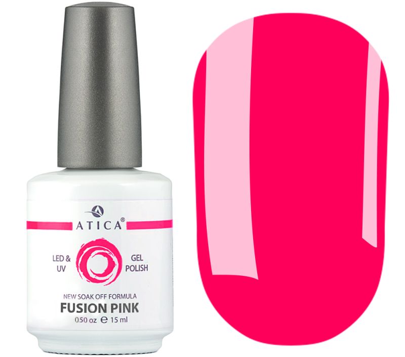 Gel polish Atica GPM087 Fusion Pink, 15 ml