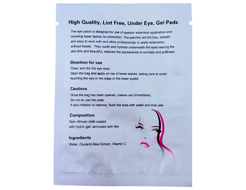 Eye Gel Patches патчи гелевые безворсовые подушечки под глаза (ультратонкие), 1 пара