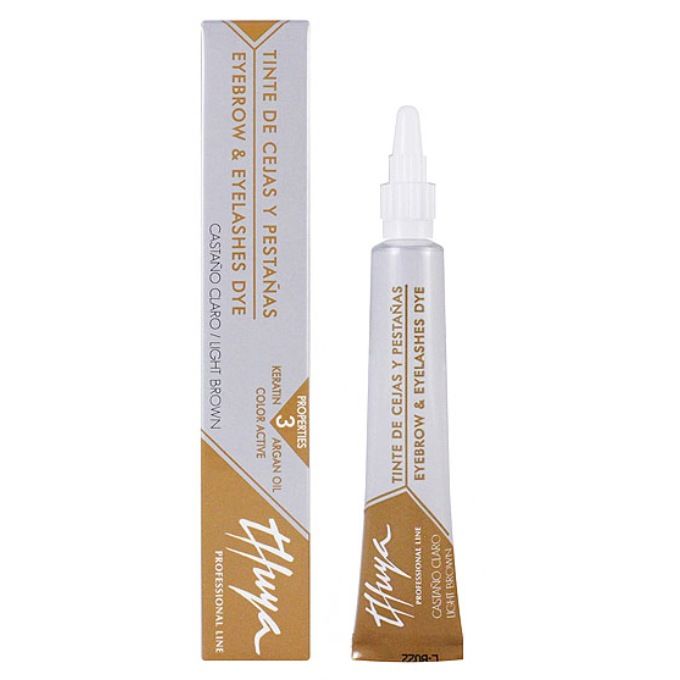 THUYA Eyebrow & Eyelashes Dye, Light Brown - Tint for eyebrows and eyelashes, light brown, 14 ml