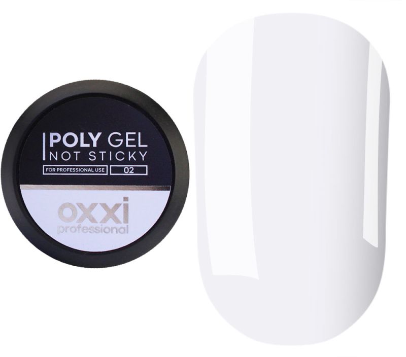 OXXI Gel for nails POLY GEL NOT STICKY No. 02, 30 ml