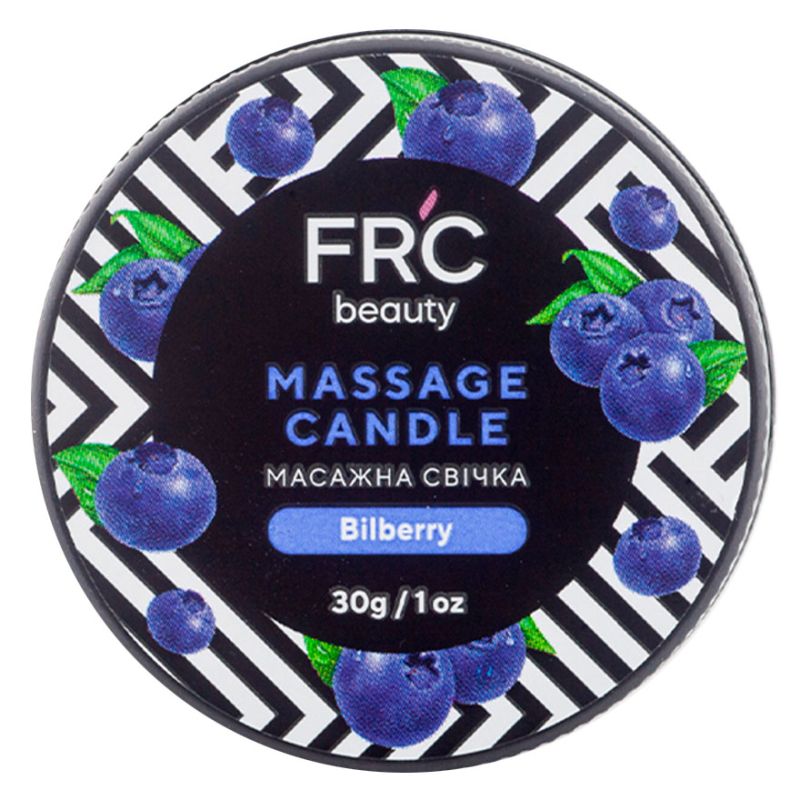 FRC Beauty Massage candle Bilberry (blueberry), 30 g