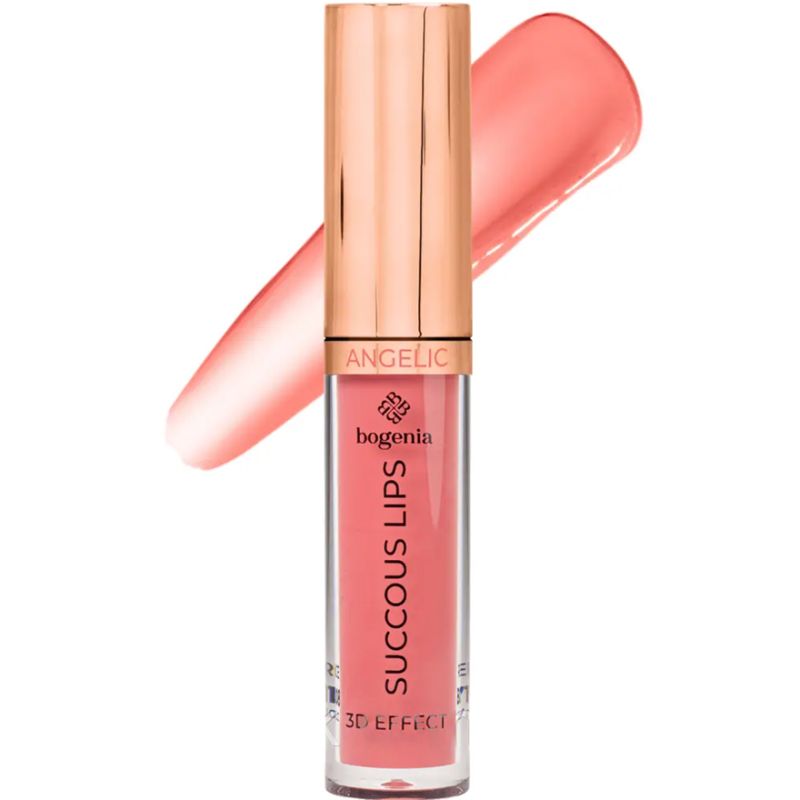 BOGENIA Помада жидкая для губ Succous Lips Angelic 3D effect №08 Reverence, 5,2 мл