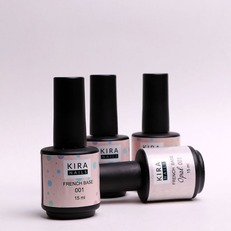 Kira Nails French Base 002 (ніжний персиковий), 15 мл