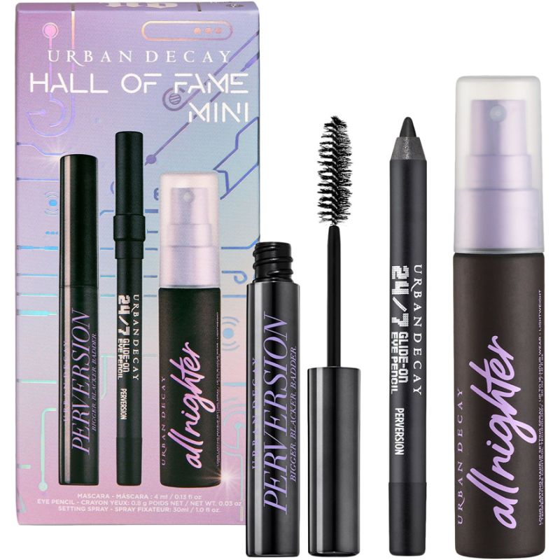 URBAN DECAY Hall Of Fame Mini - набор для макияжа (тушь, карандаш для глаз, спрей для лица)