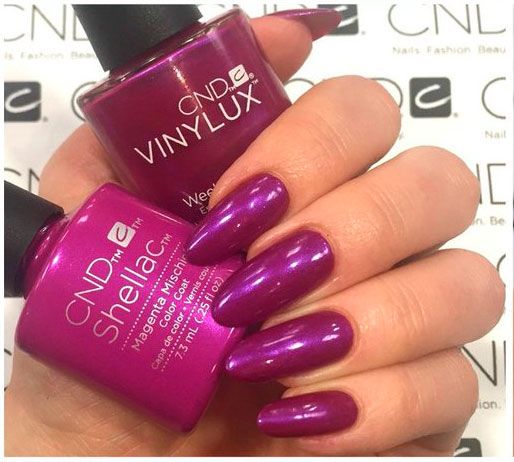 CND Shellac Gel Polish, Magenta Mischief, 7.3 ml