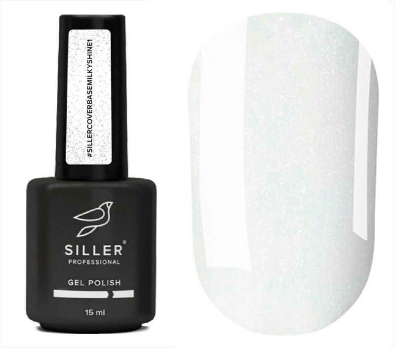 Siller Nail base Cover Base Milky Shine No. 1, 15 ml