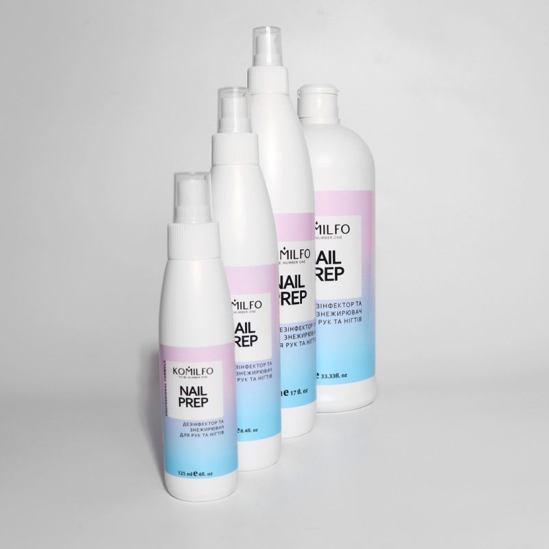 Komilfo Nail Prep - disinfectant and degreaser for nails, 125 ml