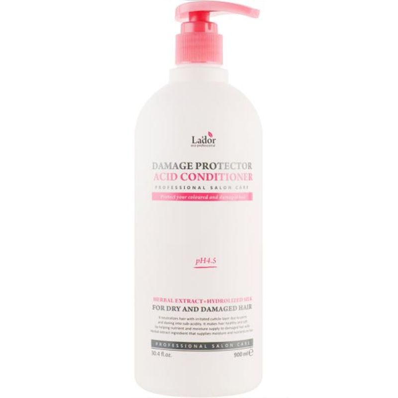 La’dor Damaged Protector Acid Conditioner Кондиционер с протеинами шелка для сухих волос, 900 мл
