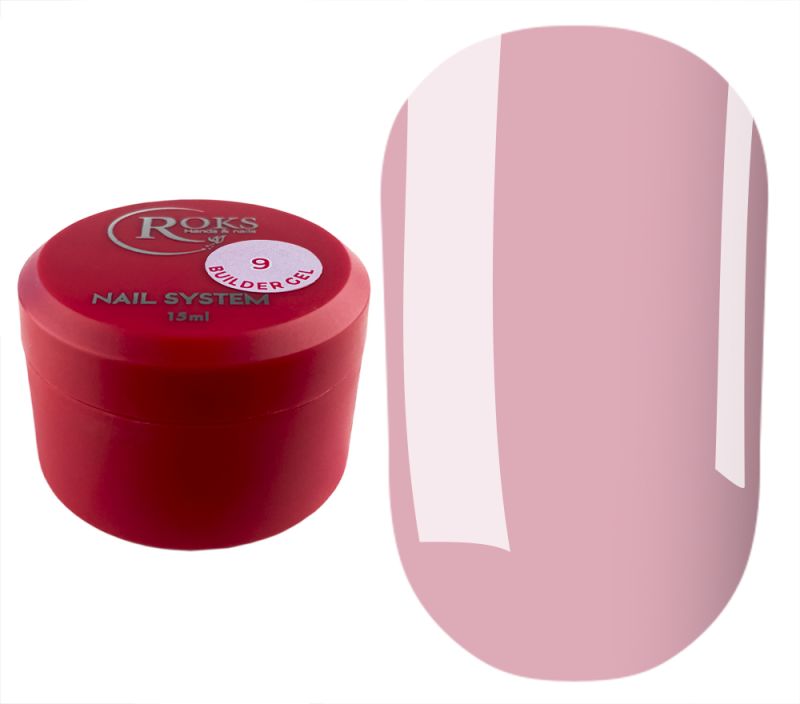 Roks Gel for nails Builder Gel No. 9, 15 ml
