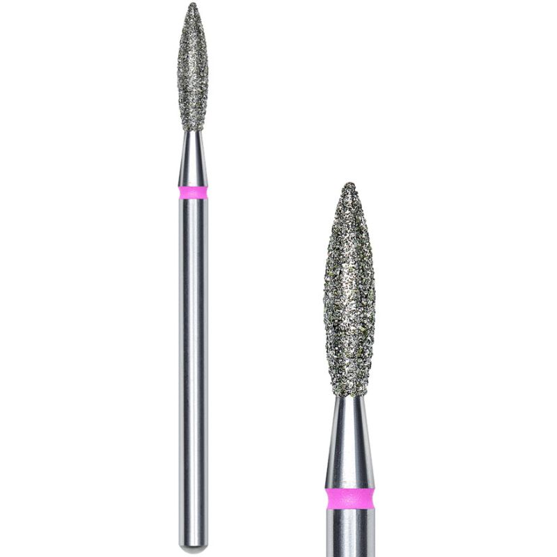 Staleks Pro-Cutter diamond flame red, diameter 2.3 mm, working part 10 mm