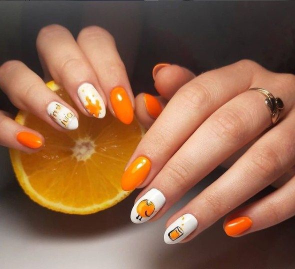 Gel polish Molekula №148 (orange-red, neon), 6 ml