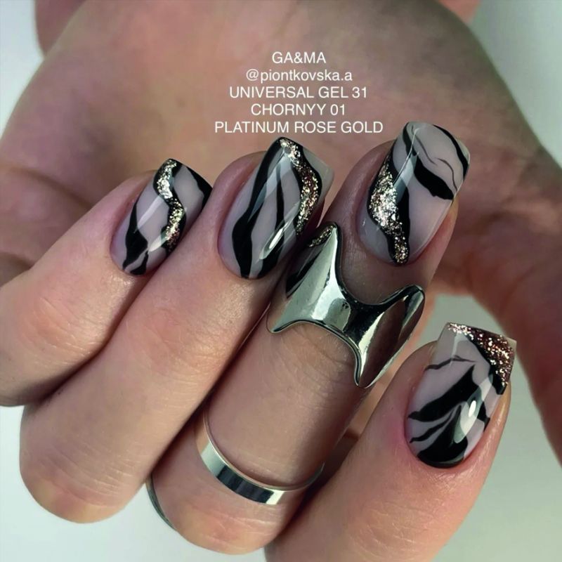 GA&MA Гель-лак Platinum Rose gold, 5 г