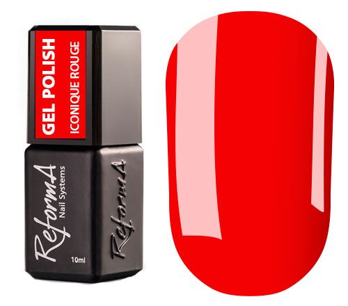Reforma Gel Polish, Iconique Rouge Classic Red Enamel, 10 ml.