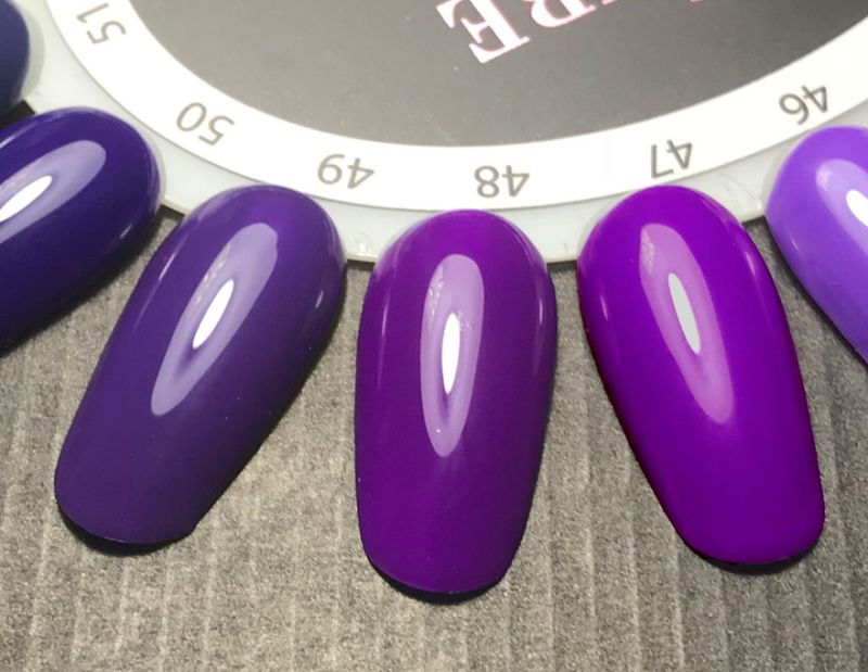 Гель-лак Couture Colour №049 (сине-фиолетовый, эмаль), 9 мл